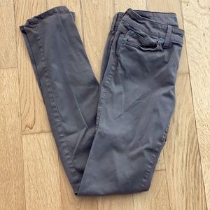 Level 99 Olive Green Skinny Jeans